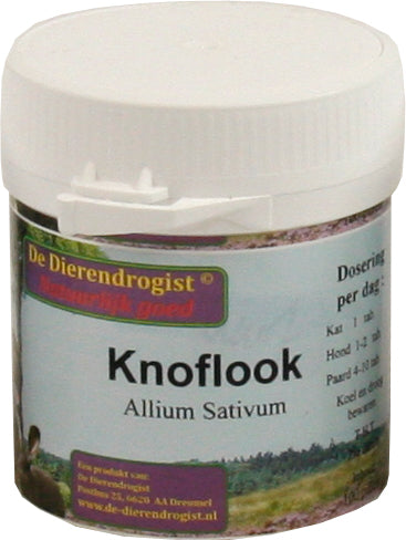 Dierendrogist Knoflook Tabletten DIERENDROGIST DogDepot.nl