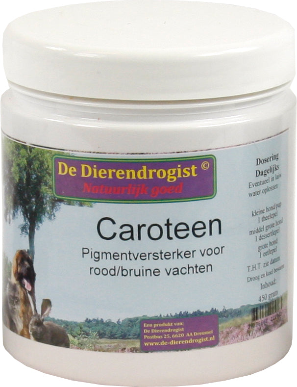 Dierendrogist Caroteen Pigmentversterker DIERENDROGIST DogDepot.nl