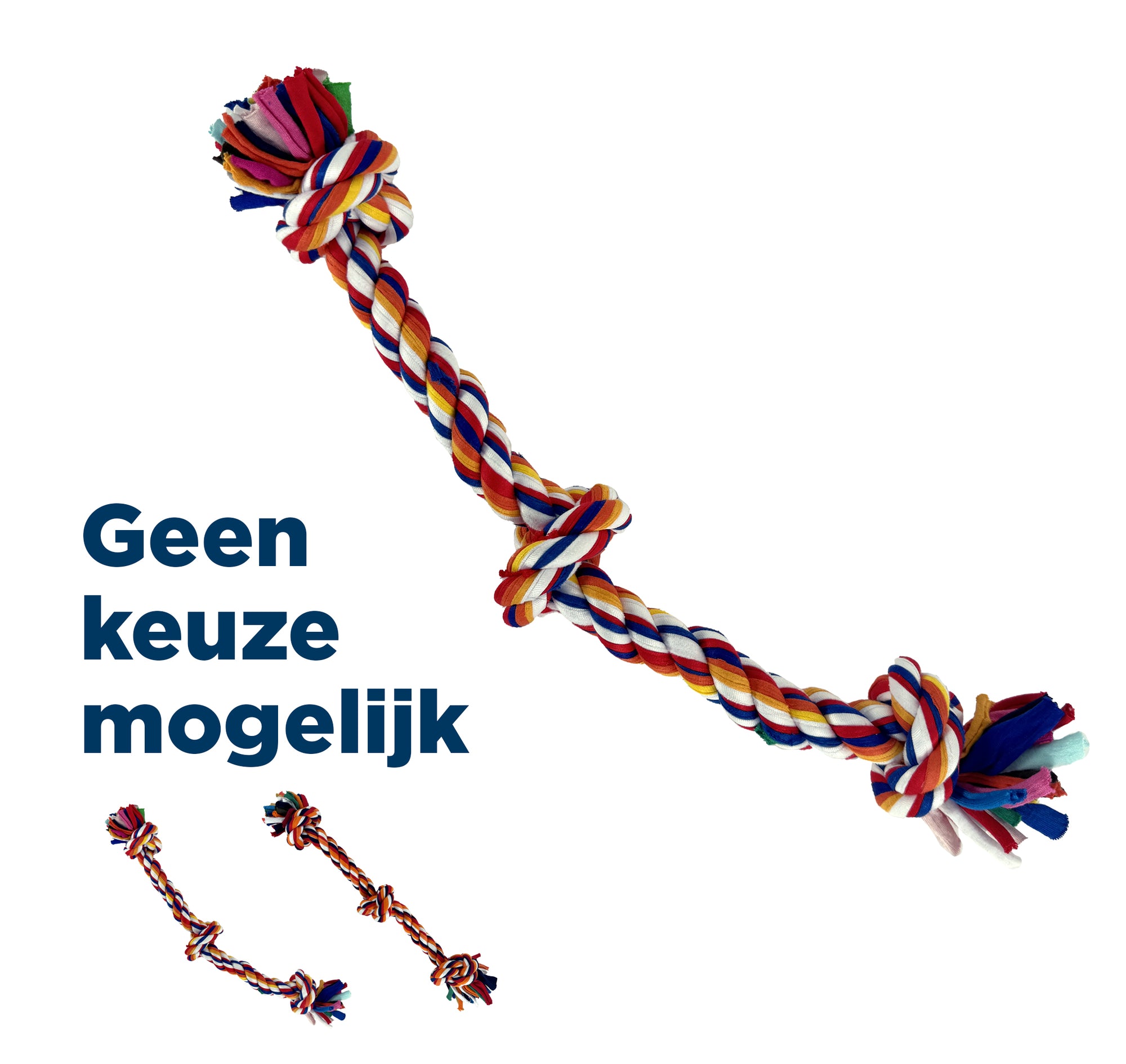 Happy Pet Twist-Tee 3 Knoop Tugger HAPPY PET DogDepot.nl