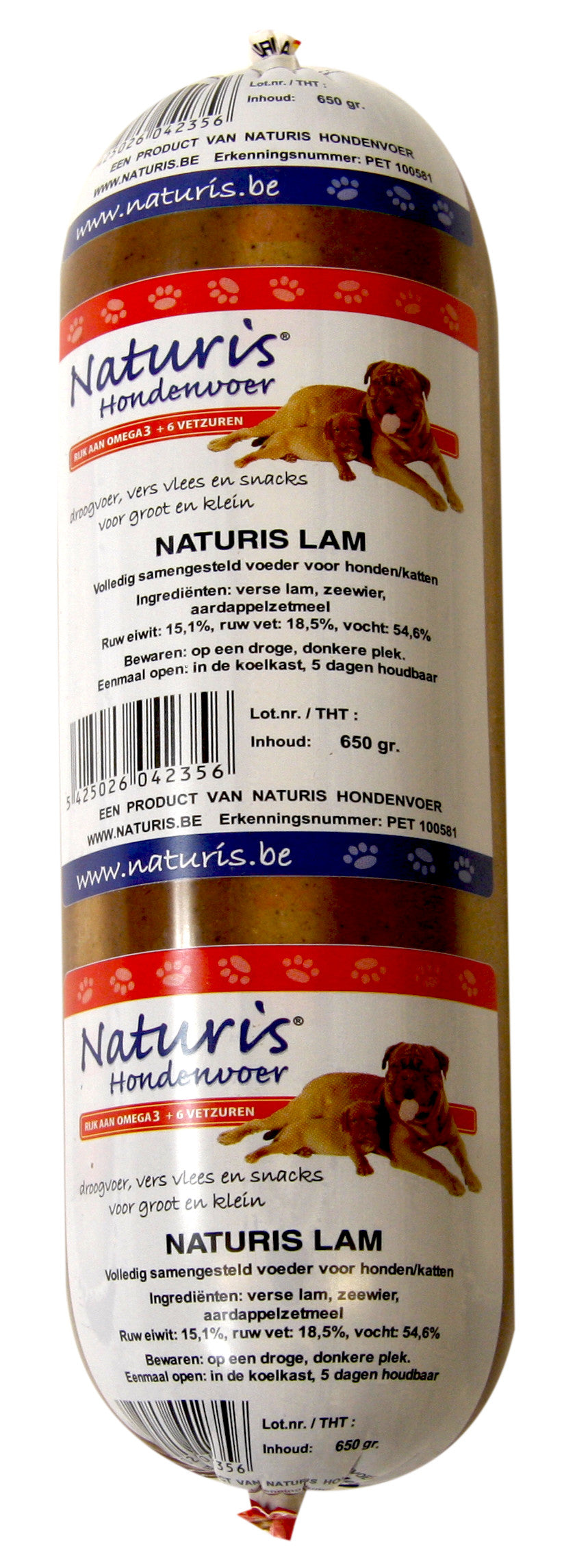 Naturis Houdbaar Lam NATURIS DogDepot.nl
