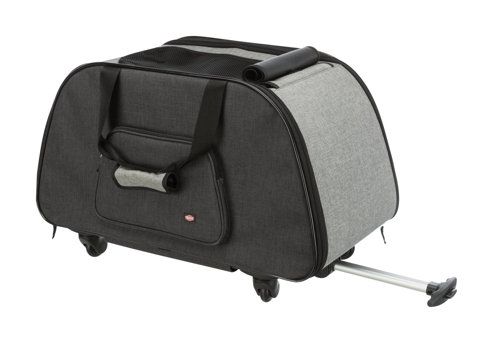 Trixie Reismand Trolley Zwart / Lichtgrijs