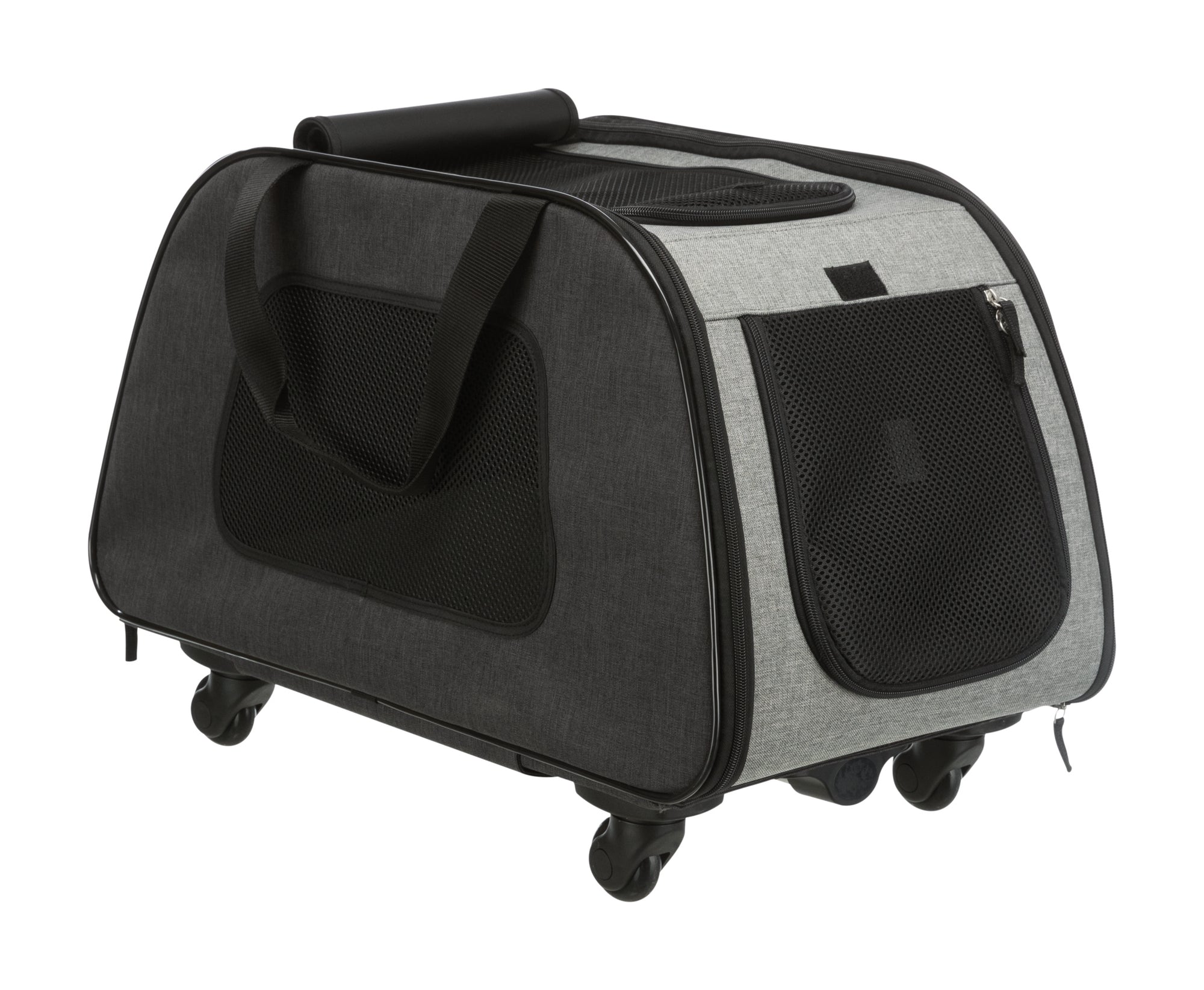 Trixie Reismand Trolley Zwart / Lichtgrijs