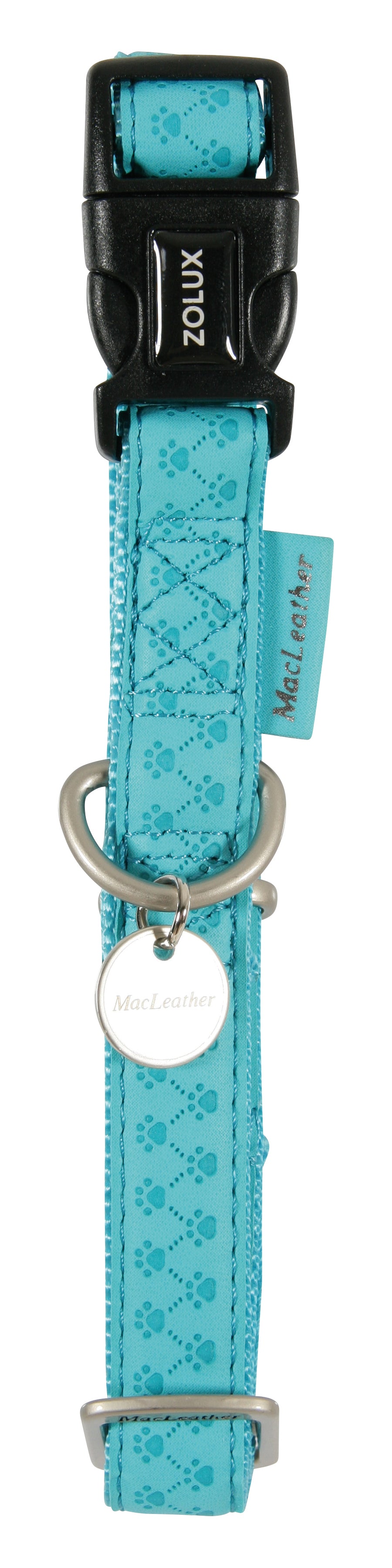 Macleather Halsband Blauw MACLEATHER DogDepot.nl