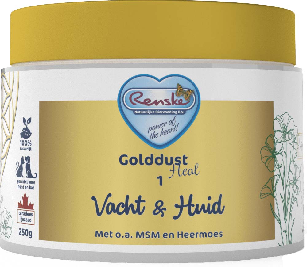 Renske Golddust Heal 1 Vacht En Huid RENSKE DogDepot.nl