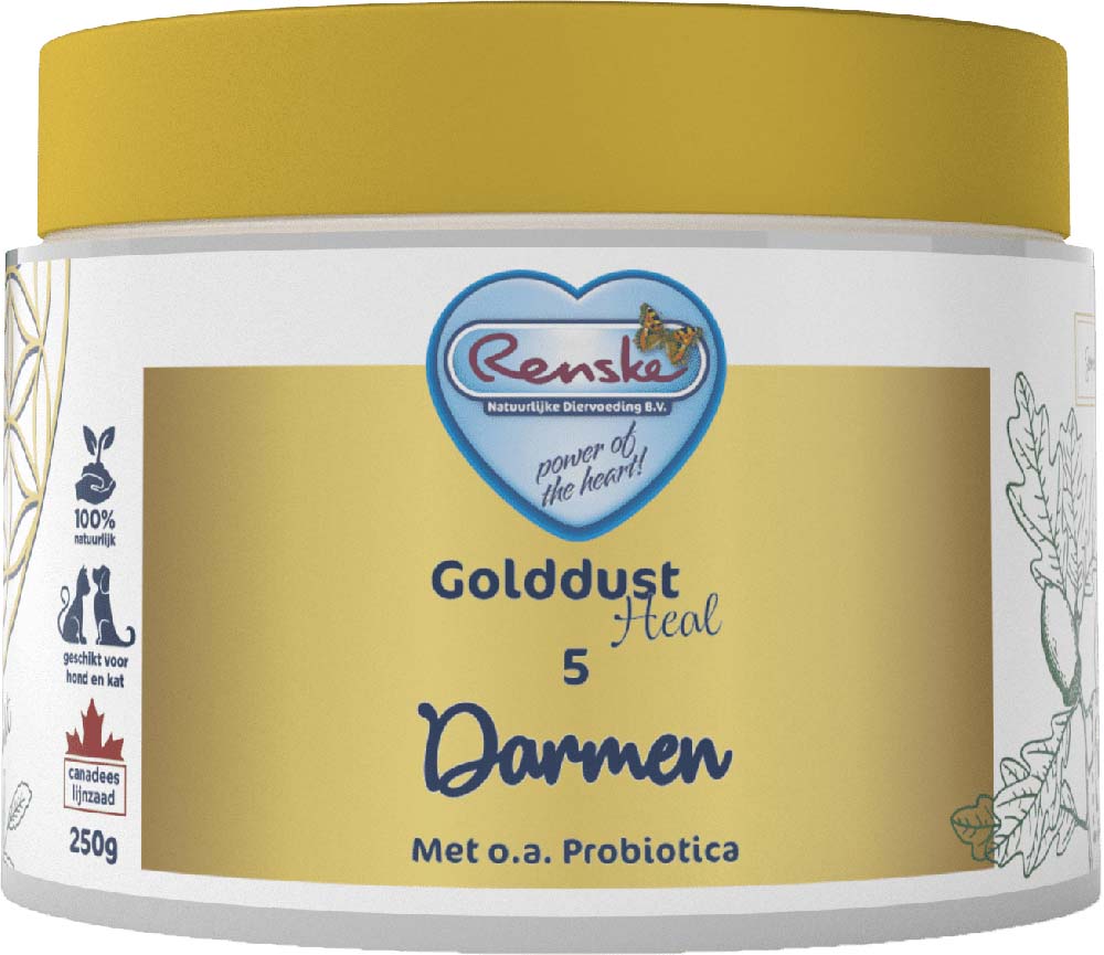 Renske Golddust Heal 5 Darmen RENSKE DogDepot.nl
