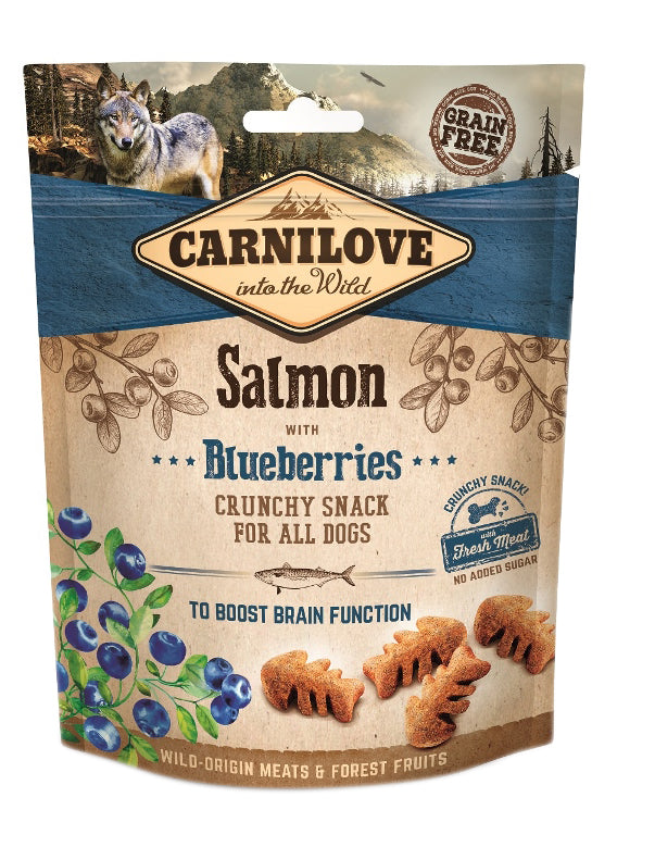Carnilove Crunchy Snack Zalm / Blauwe Bes CARNILOVE DogDepot.nl