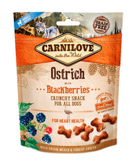 Carnilove Crunchy Snack Struisvogel / Zwarte Bes CARNILOVE DogDepot.nl