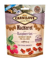 Carnilove Crunchy Snack Makreel / Framboos CARNILOVE DogDepot.nl