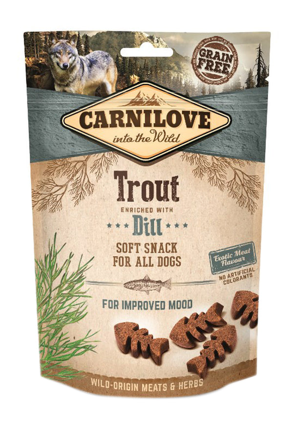 Carnilove Soft Snack Forel / Dille CARNILOVE DogDepot.nl