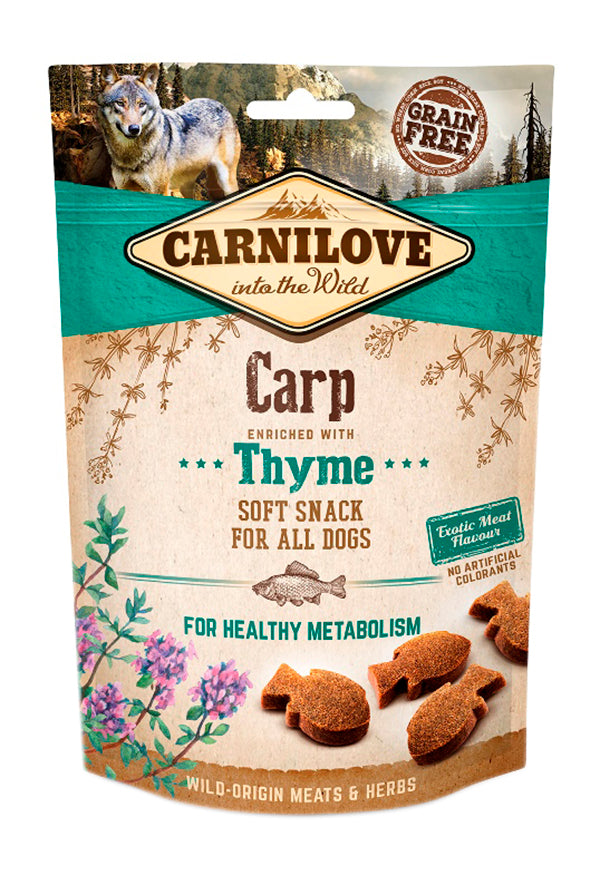 Carnilove Soft Snack Karper / Tijm CARNILOVE DogDepot.nl
