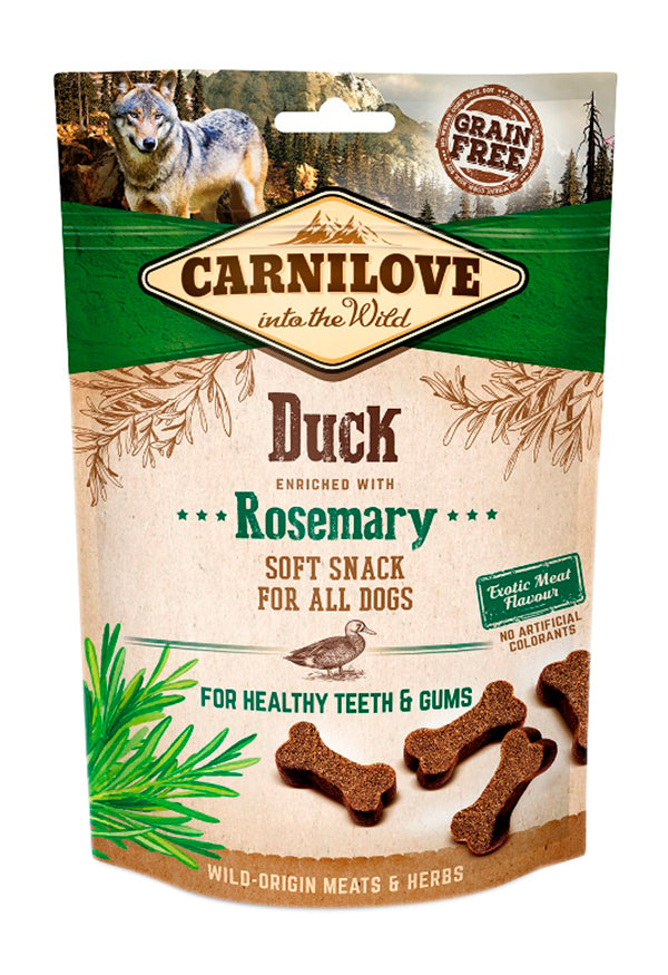 Carnilove Soft Snack Eend / Rozemarijn CARNILOVE DogDepot.nl
