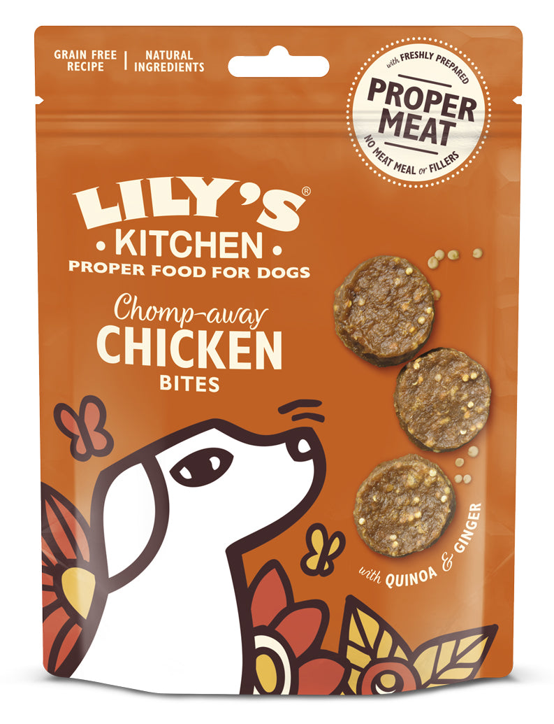 Lily's Kitchen Dog Chomp-Away Chicken Bites LILY'S KITCHEN DogDepot.nl