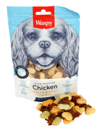 Wanpy Oven-Roasted Chicken Jerky / Biscuit Twists WANPY DogDepot.nl