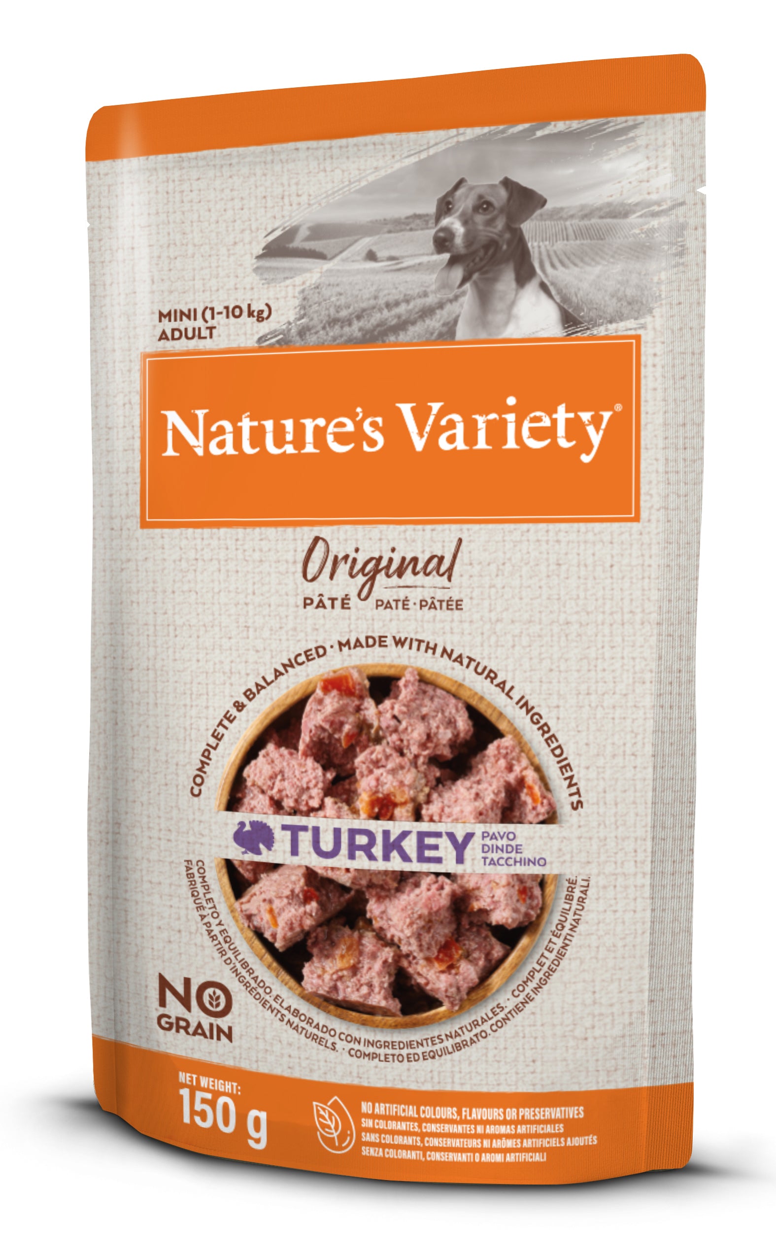 Natures Variety Original Mini Pouch Turkey NATURES VARIETY DogDepot.nl
