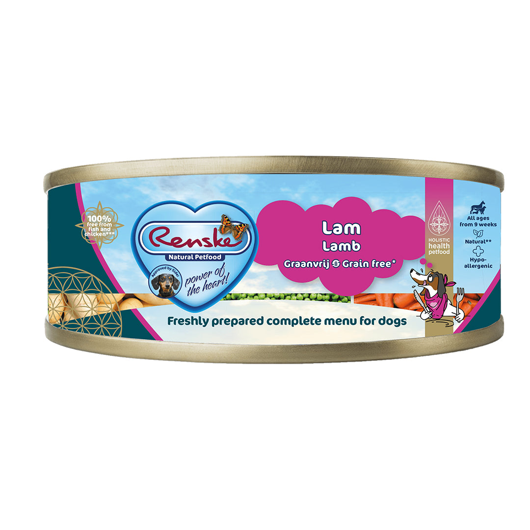 Renske Hond Vers Vlees Lam Graanvrij RENSKE DogDepot.nl