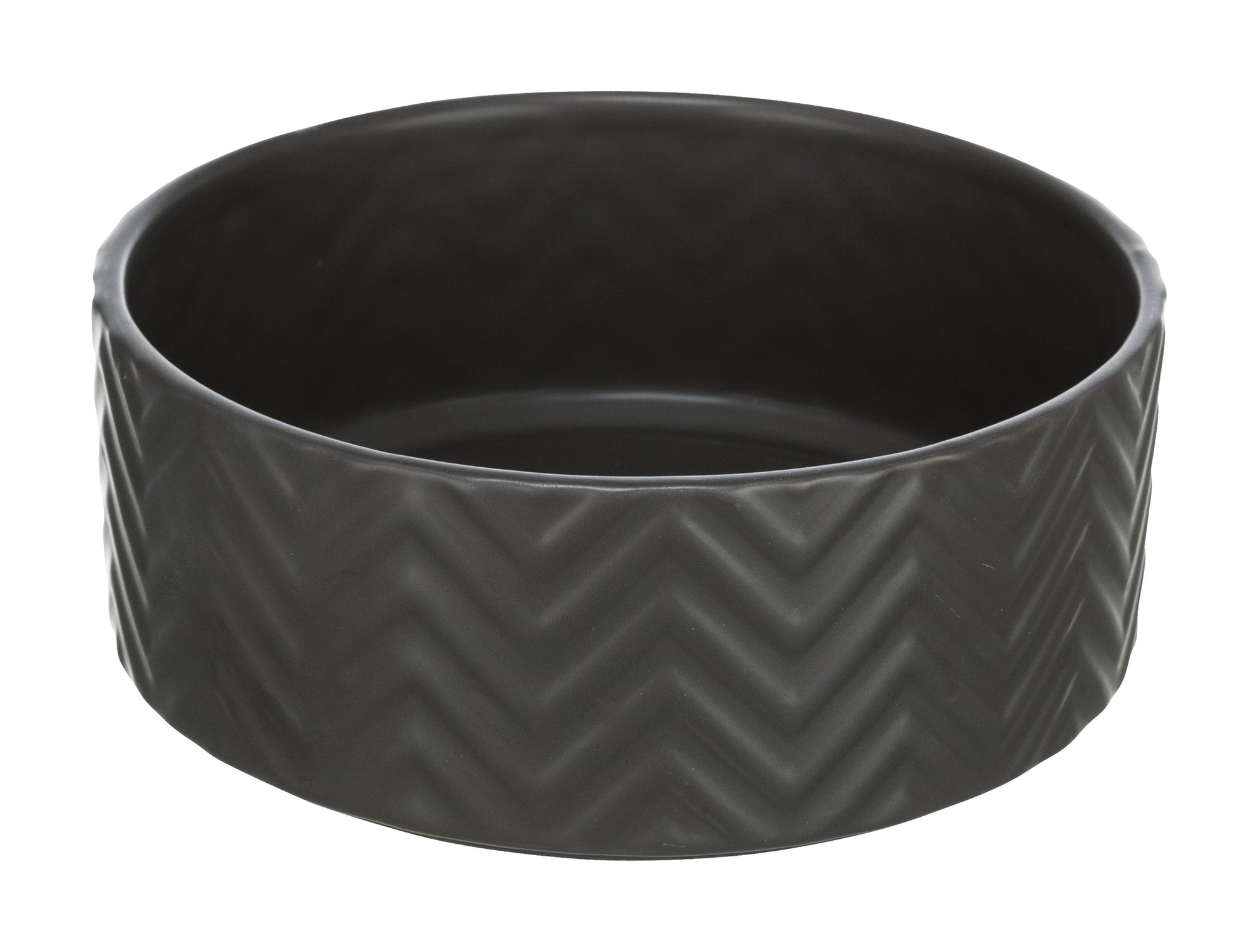 Trixie Voerbak / Drinkbak Wave Keramiek Grijs TRIXIE DogDepot.nl