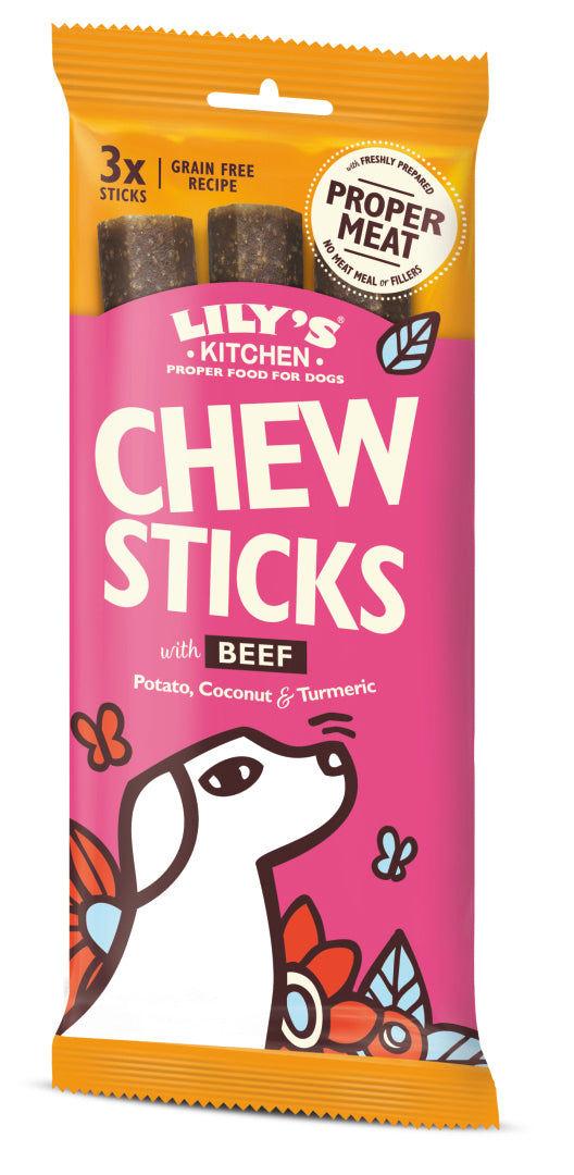 Lily's Kitchen Chew Sticks With Beef LILY'S KITCHEN DogDepot.nl