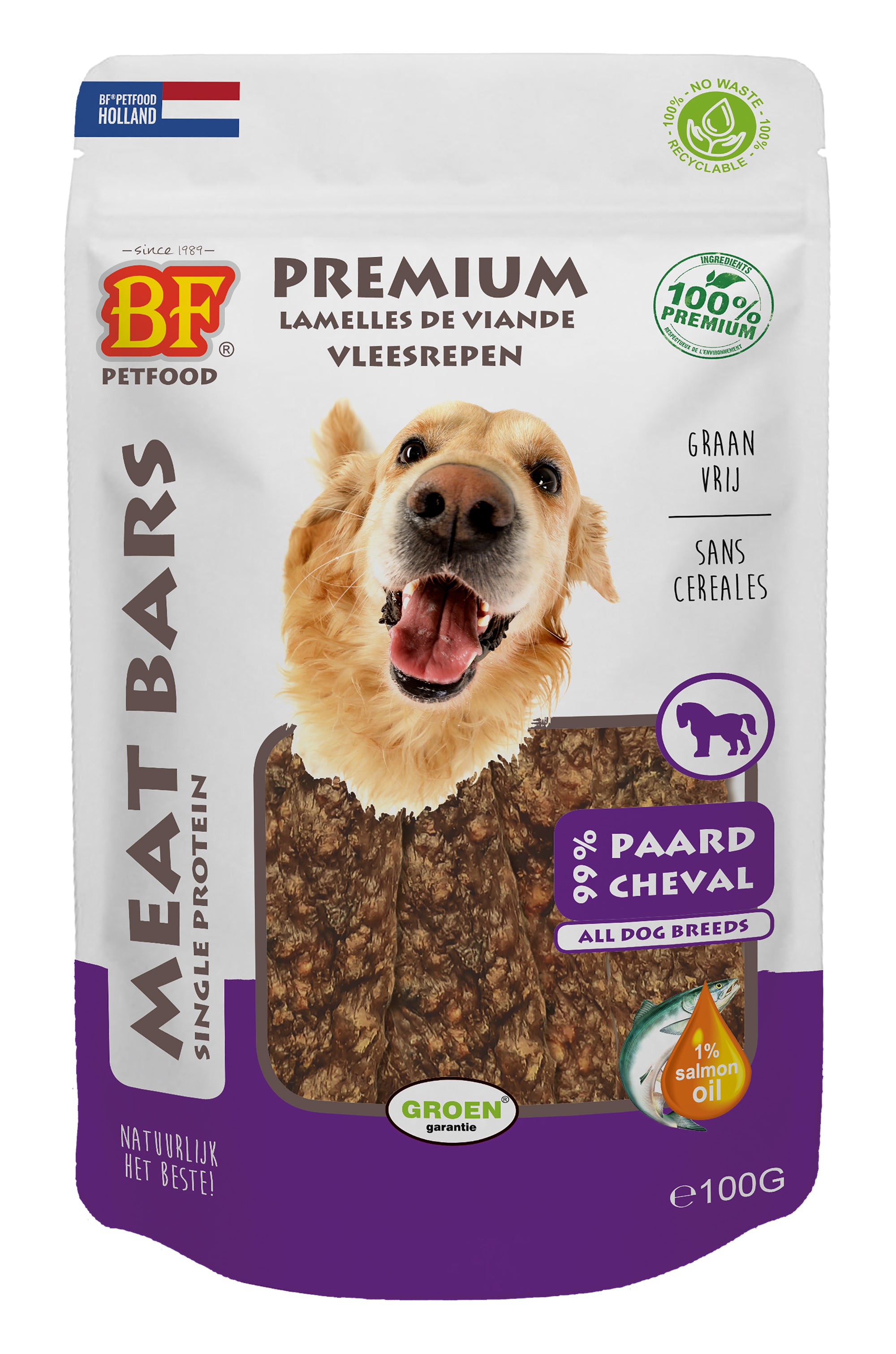 Bf Petfood Meat Bars Paard BF PETFOOD DogDepot.nl