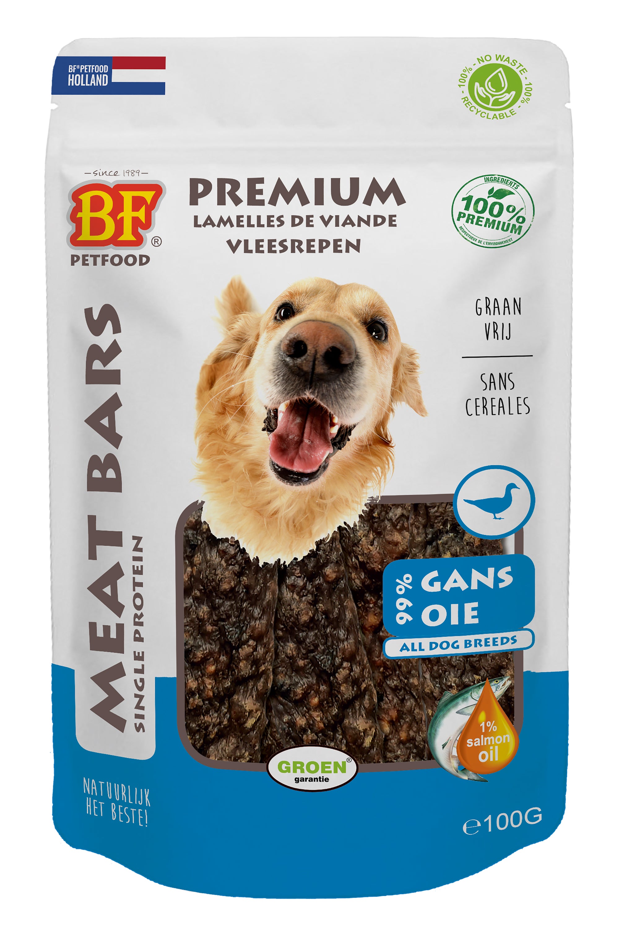 Bf Petfood Meat Bars Gans BF PETFOOD DogDepot.nl