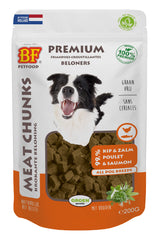 Bf Petfood Meat Chunks Kip En Zalm BF PETFOOD DogDepot.nl