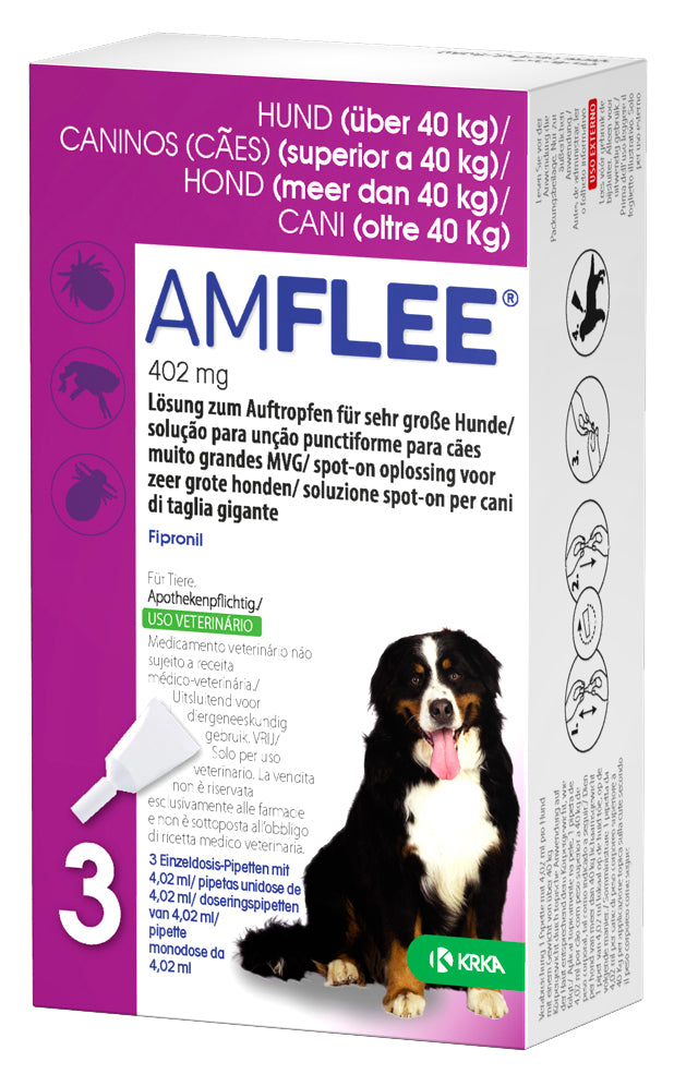 Krka Amflee Spot On Hond KRKA DogDepot.nl