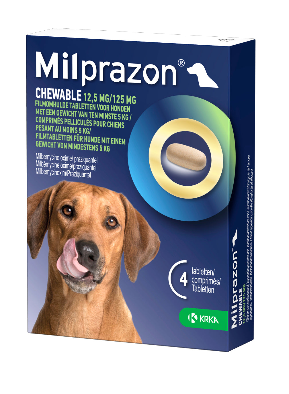 Krka Milprazon Kauwtabletten Ontwormingstabletten Hond KRKA DogDepot.nl