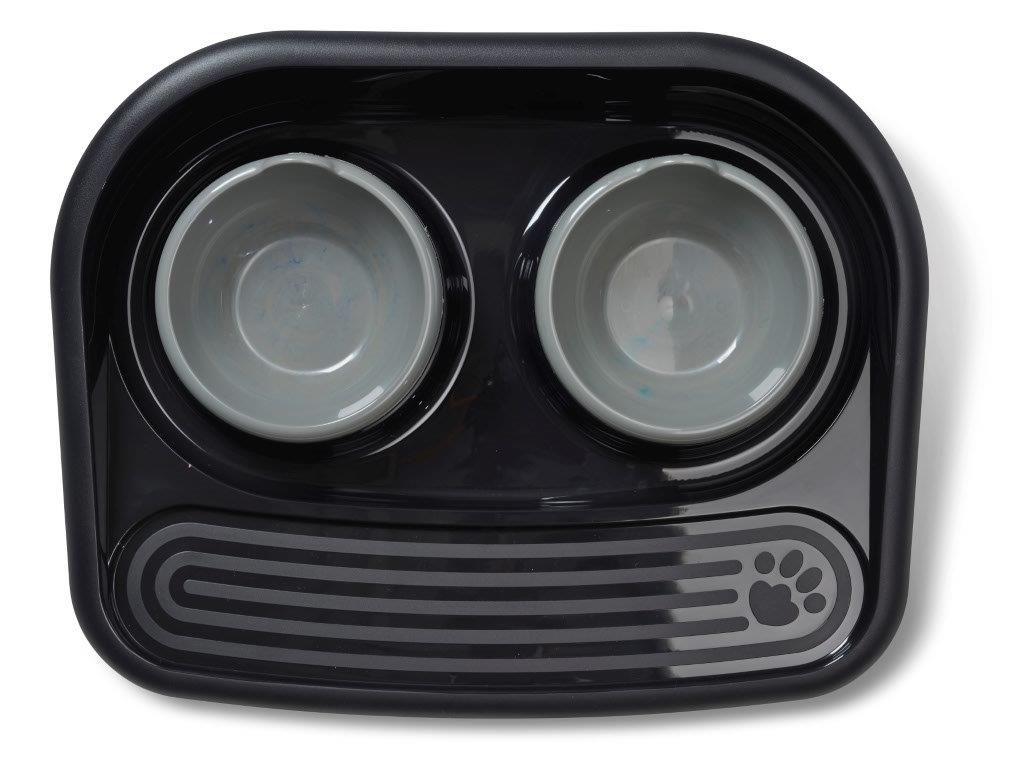 Savic Butler Voerstation Happy Planet Zwart SAVIC DogDepot.nl