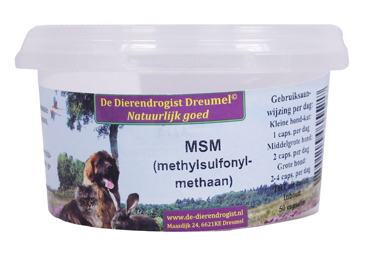 Dierendrogist Msm Capsules DIERENDROGIST DogDepot.nl