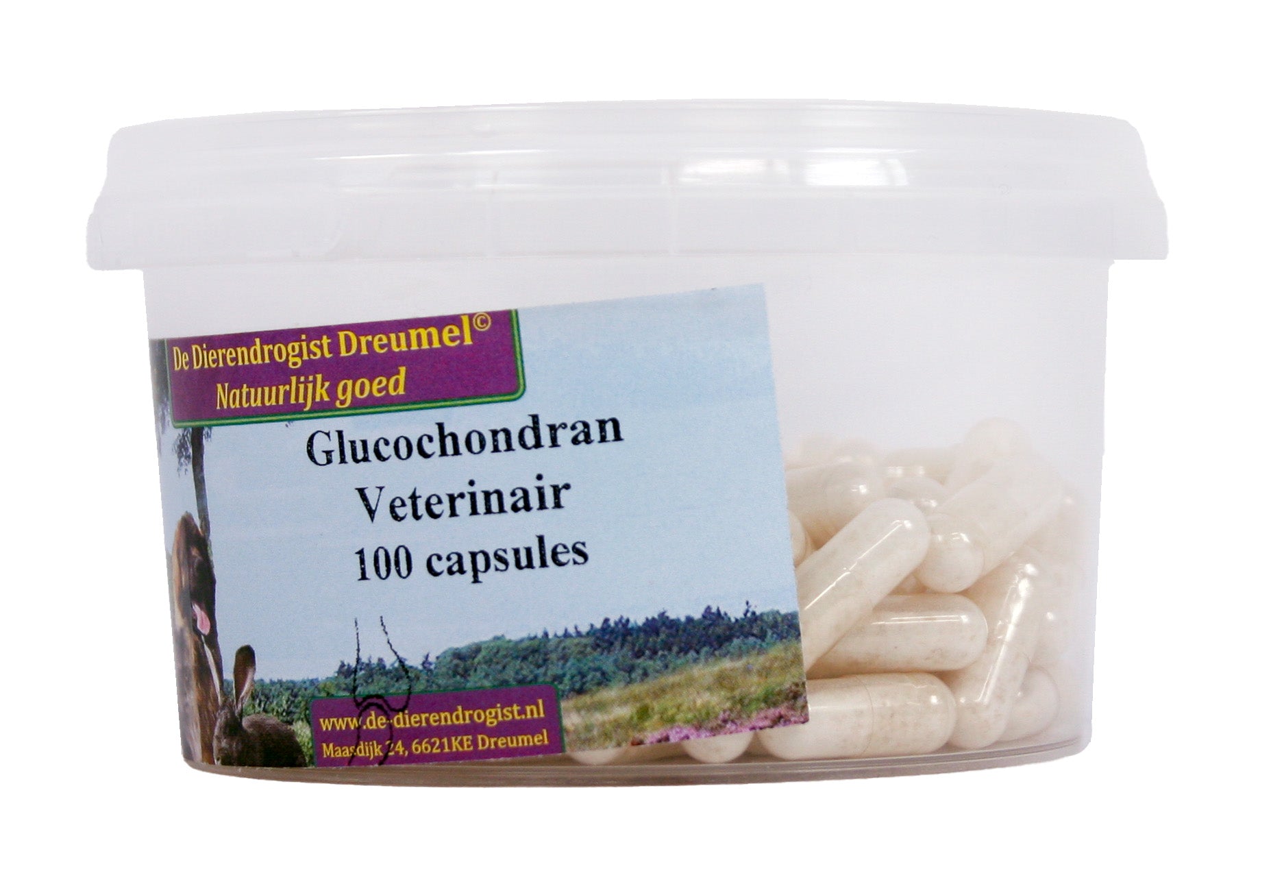 Dierendrogist Glucochondran Capsules DIERENDROGIST DogDepot.nl
