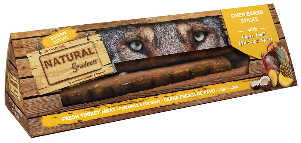 Natural Greatness Digestive Support Gebakken Sticks NATURAL GREATNESS DogDepot.nl