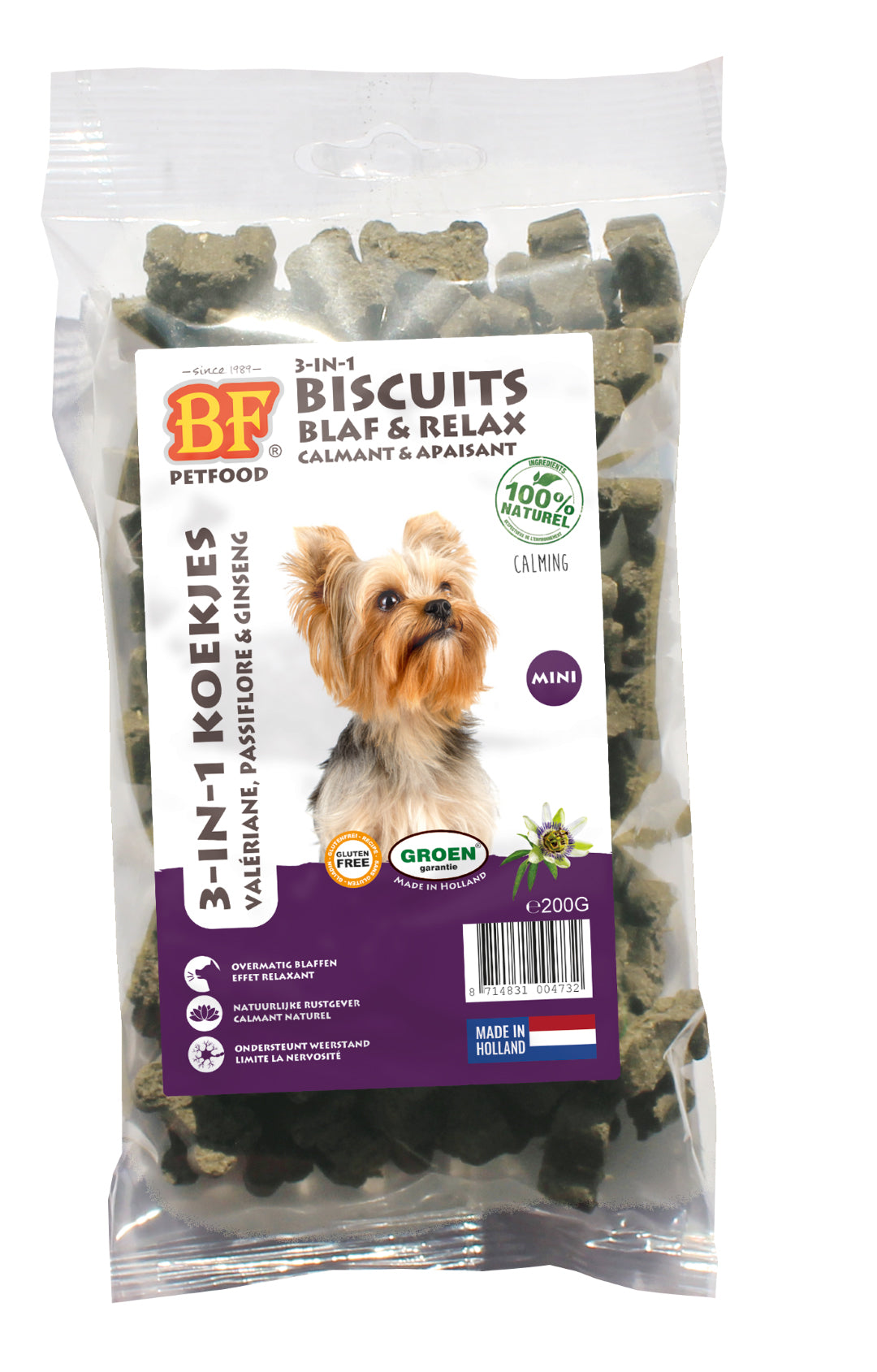 Bf Petfood 3 In 1 Hondenkoekjes Blaf & Relax Mini BF PETFOOD DogDepot.nl