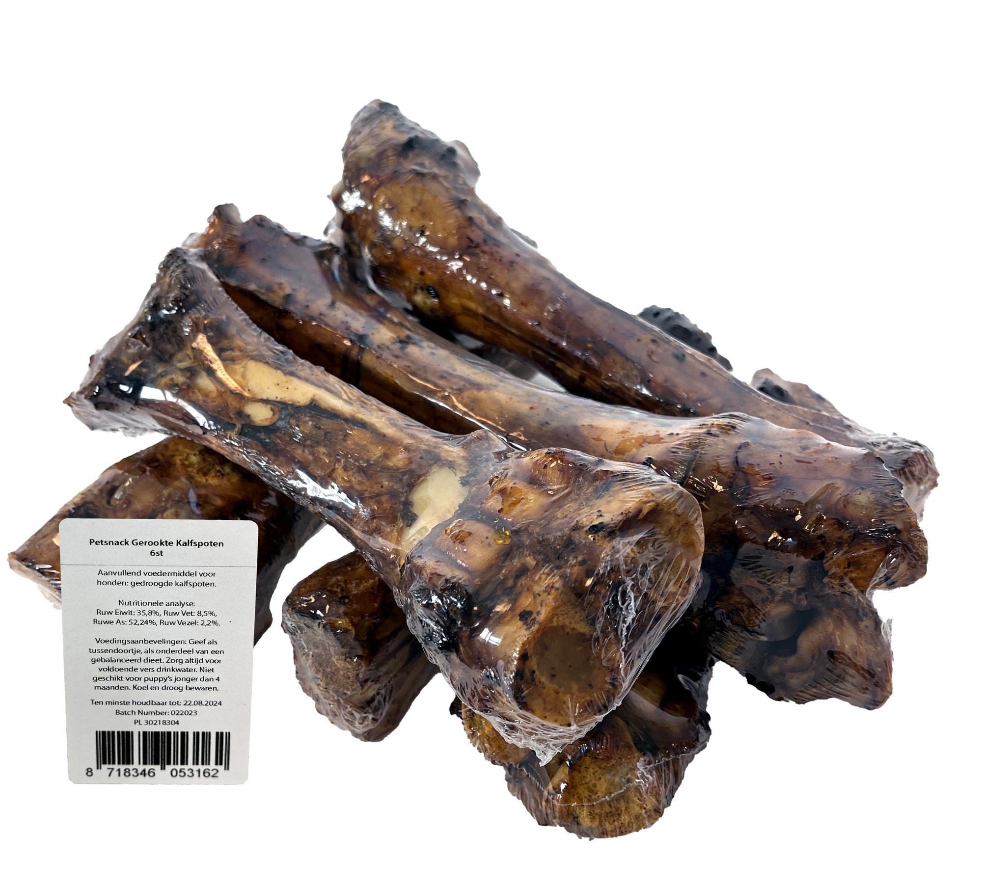 Petsnack Gerookte Kalfspoten PETSNACK DogDepot.nl