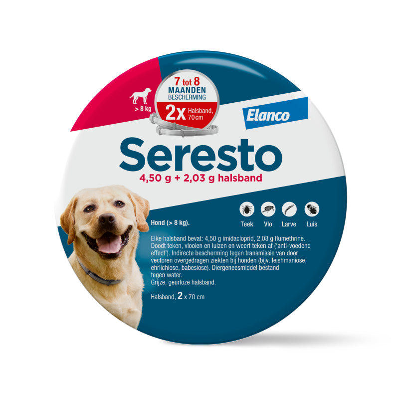 Bayer Seresto Teken- En Vlooienband Hond BAYER DogDepot.nl