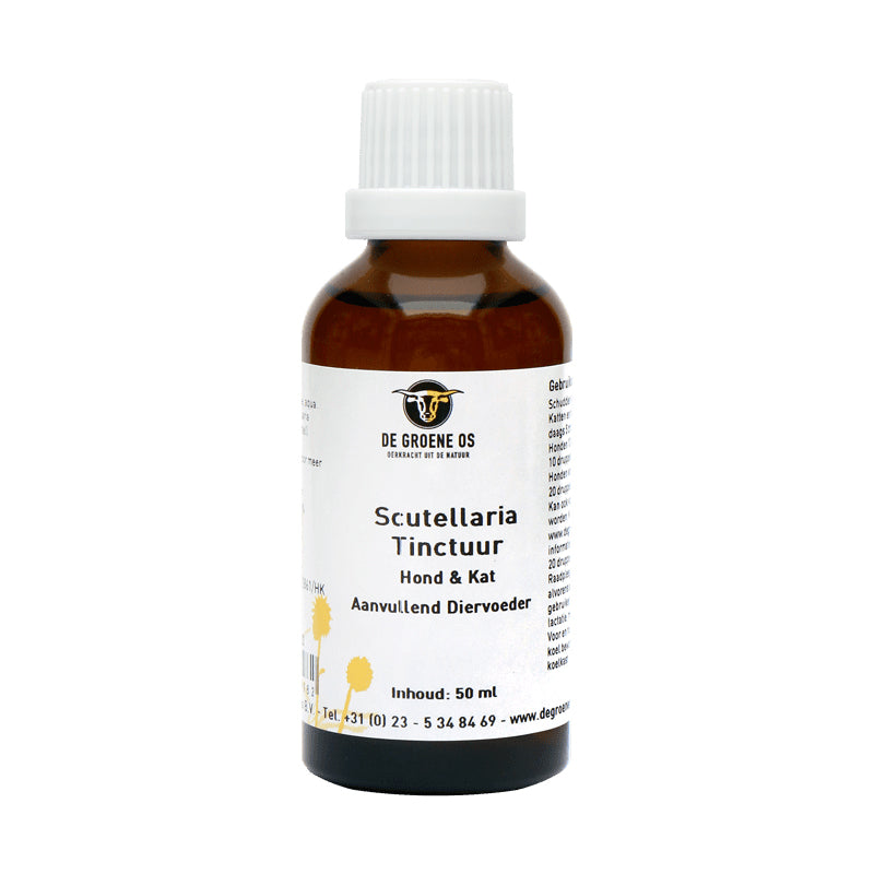 De Groene Os Scutellaria Tinctuur Hond / Kat DE GROENE OS DogDepot.nl