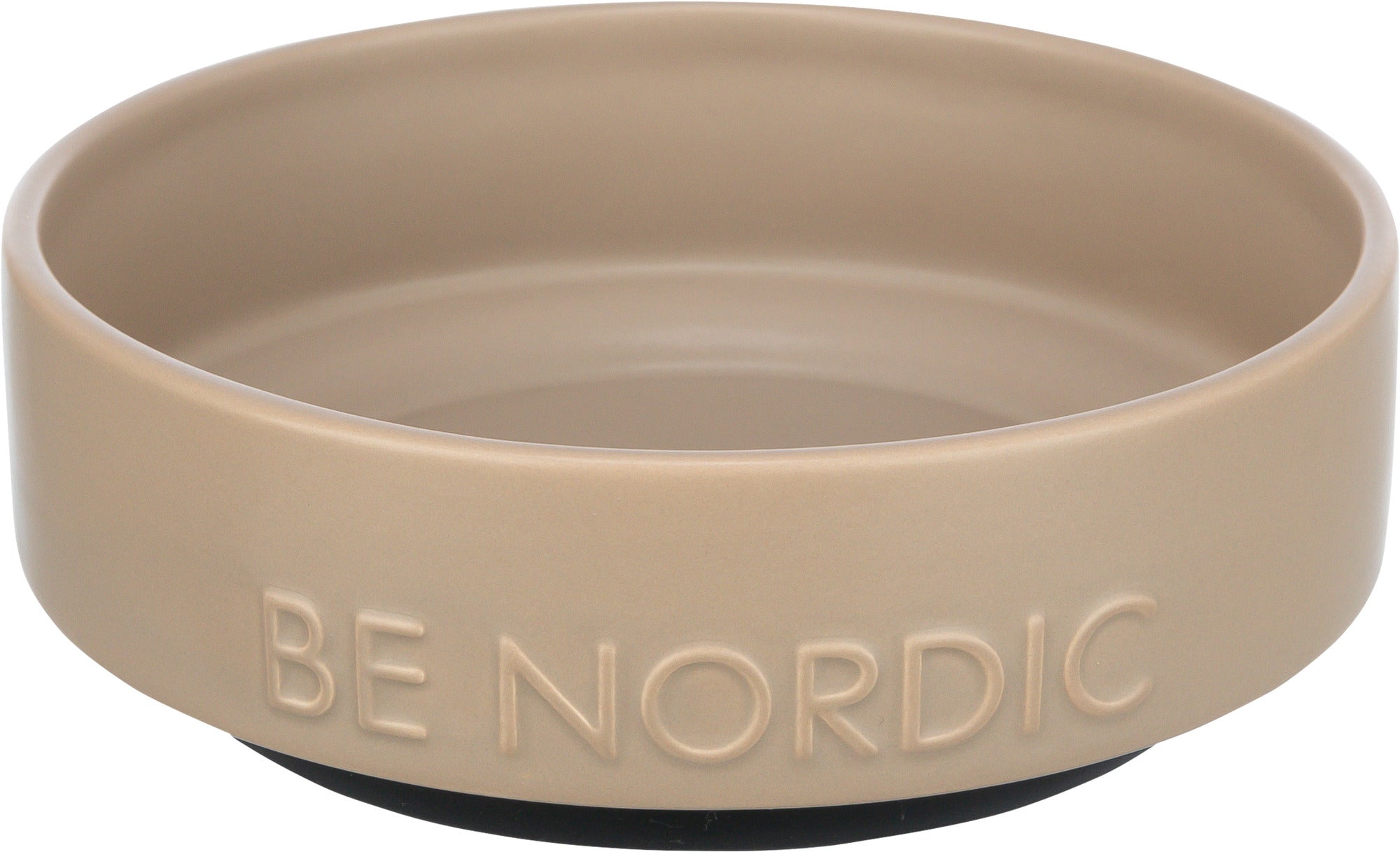 Trixie Be Nordic Voerbak Hond Keramiek / Rubber Taupe TRIXIE DogDepot.nl