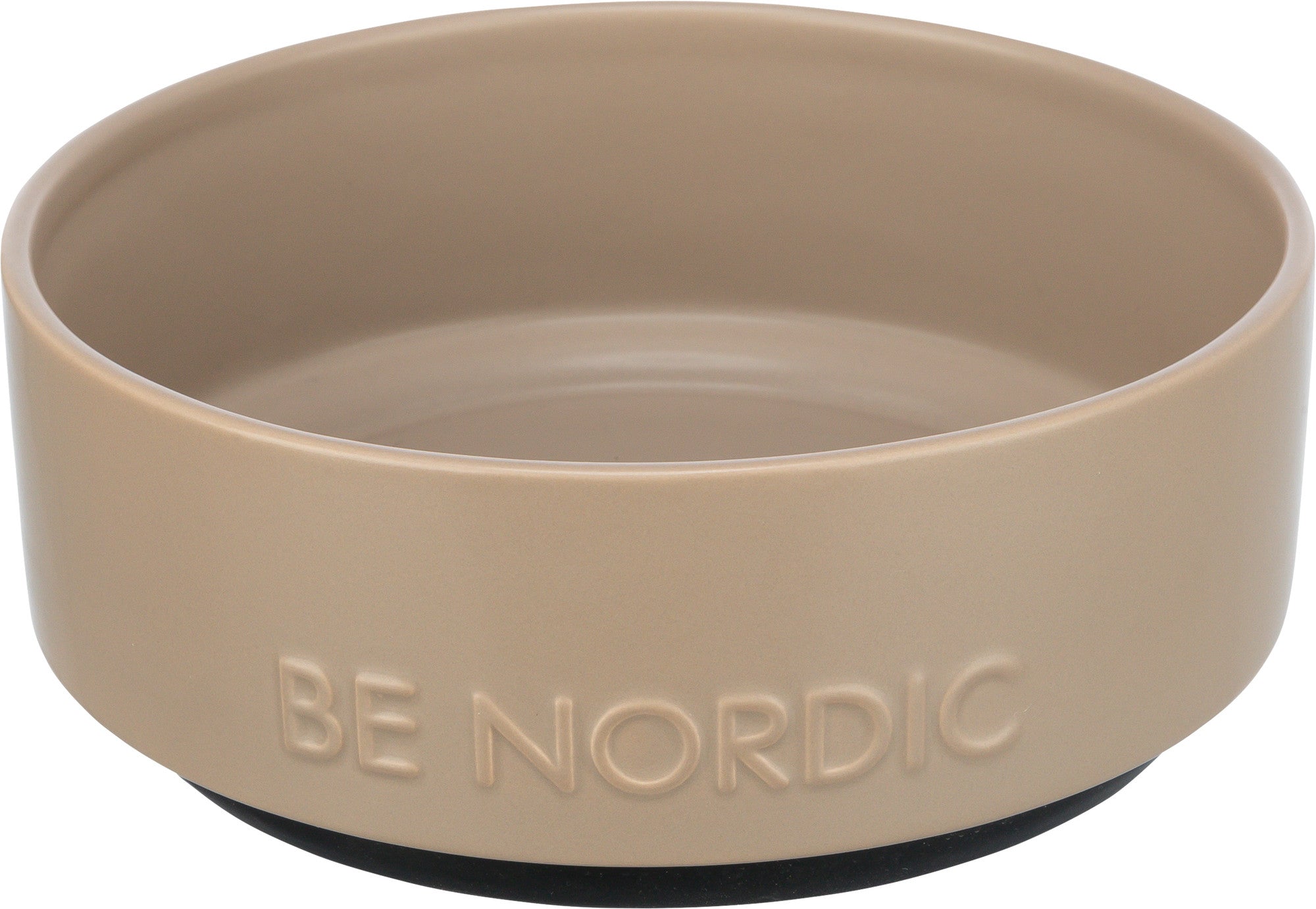 Trixie Be Nordic Voerbak Hond Keramiek/ Rubber Taupe TRIXIE DogDepot.nl
