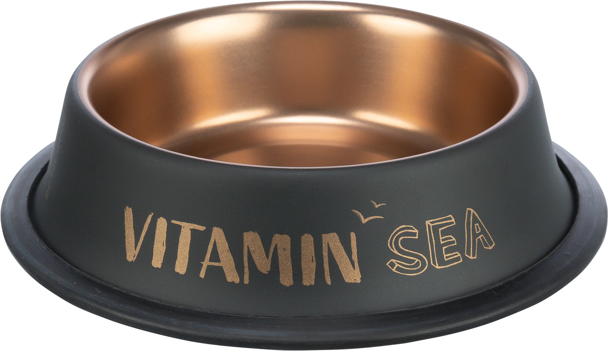 Trixie Be Nordic Voer / Waterbak Rvs / Rubber Zwart / Brons TRIXIE DogDepot.nl