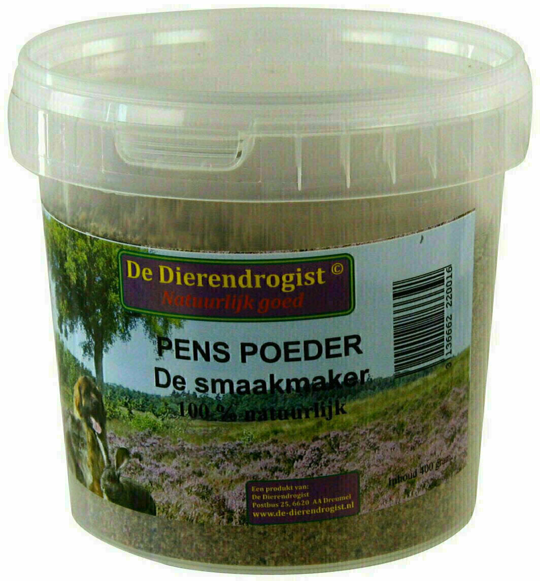 Dierendrogist Gemalen Penspoeder DIERENDROGIST DogDepot.nl