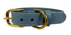 Sazzz Halsband Hond Braveheart Classic Leer Lichtblauw SAZZZ DogDepot.nl