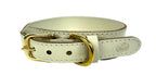 Sazzz Halsband Hond Pioneer Classic Leer Creme SAZZZ DogDepot.nl