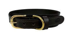 Sazzz Halsband Hond Pioneer Classic Leer Donkerbruin SAZZZ DogDepot.nl
