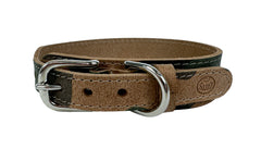 Sazzz Halsband Hond Boho Vintage Leer Camouflage SAZZZ DogDepot.nl