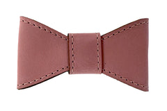 Sazzz Vlinderstrik Glamper Classic Leer Roze SAZZZ DogDepot.nl