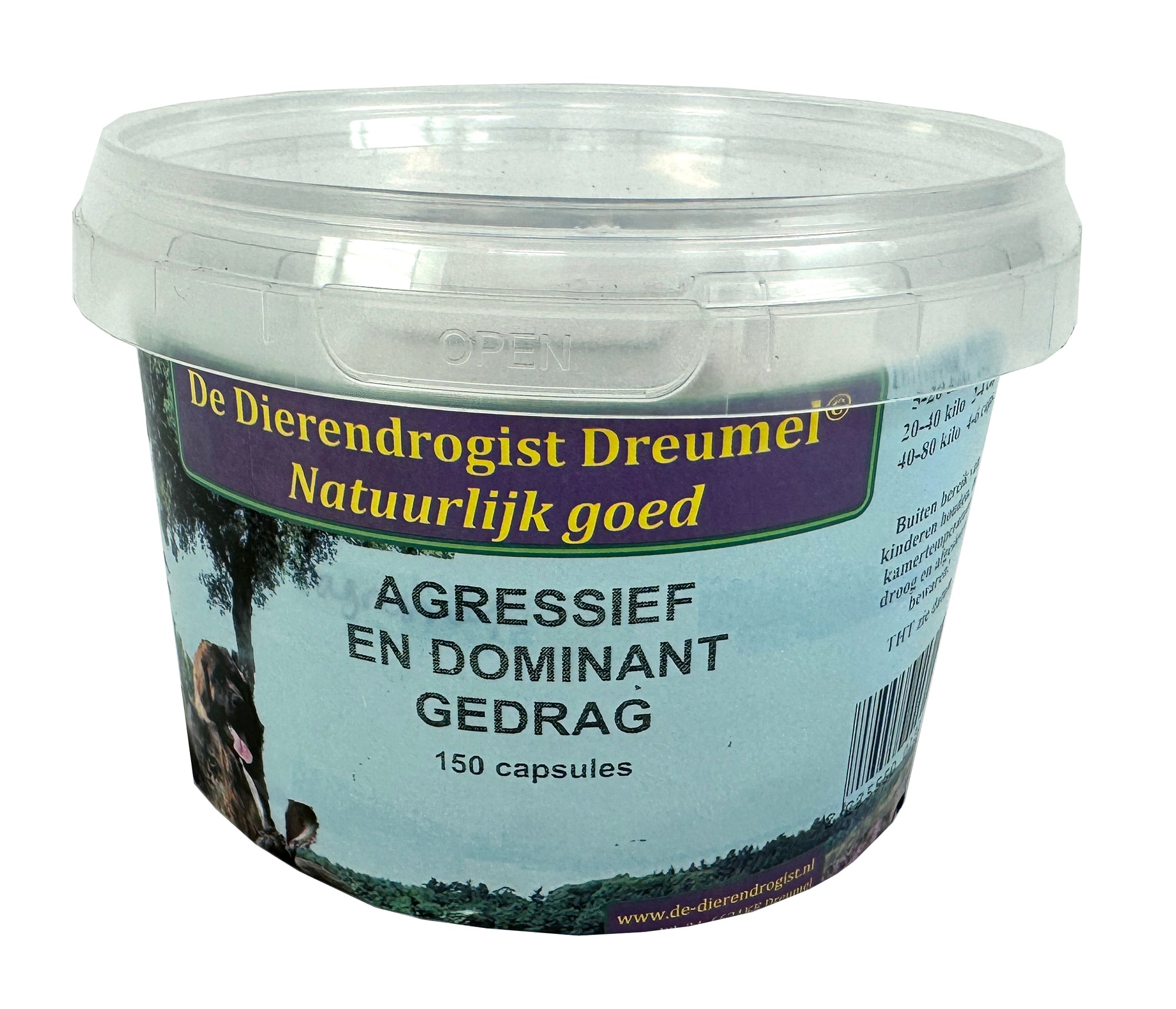 Dierendrogist Agressief / Dominant Capsules DIERENDROGIST DogDepot.nl