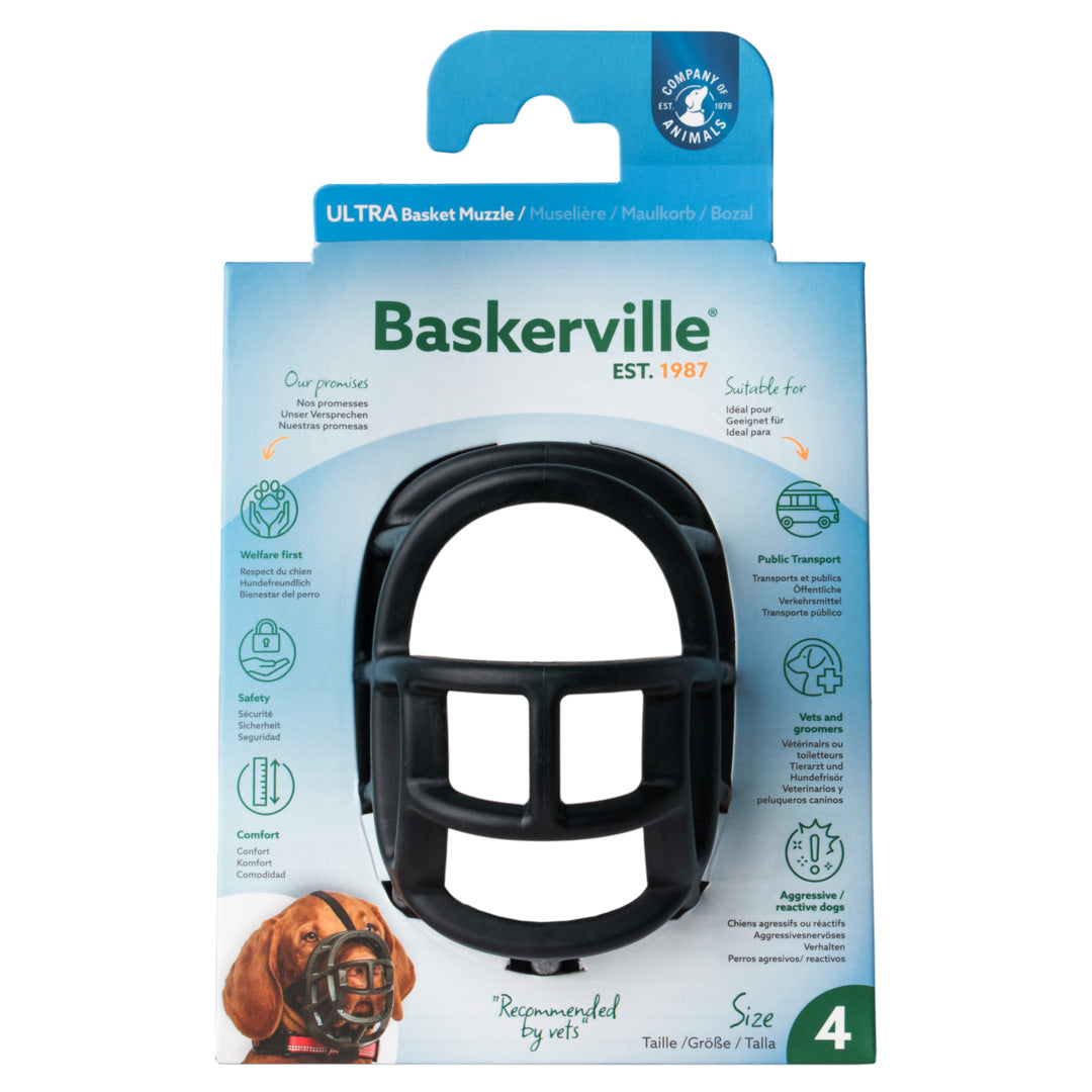Baskerville Ultra Muzzle Muilkorf BASKERVILLE DogDepot.nl