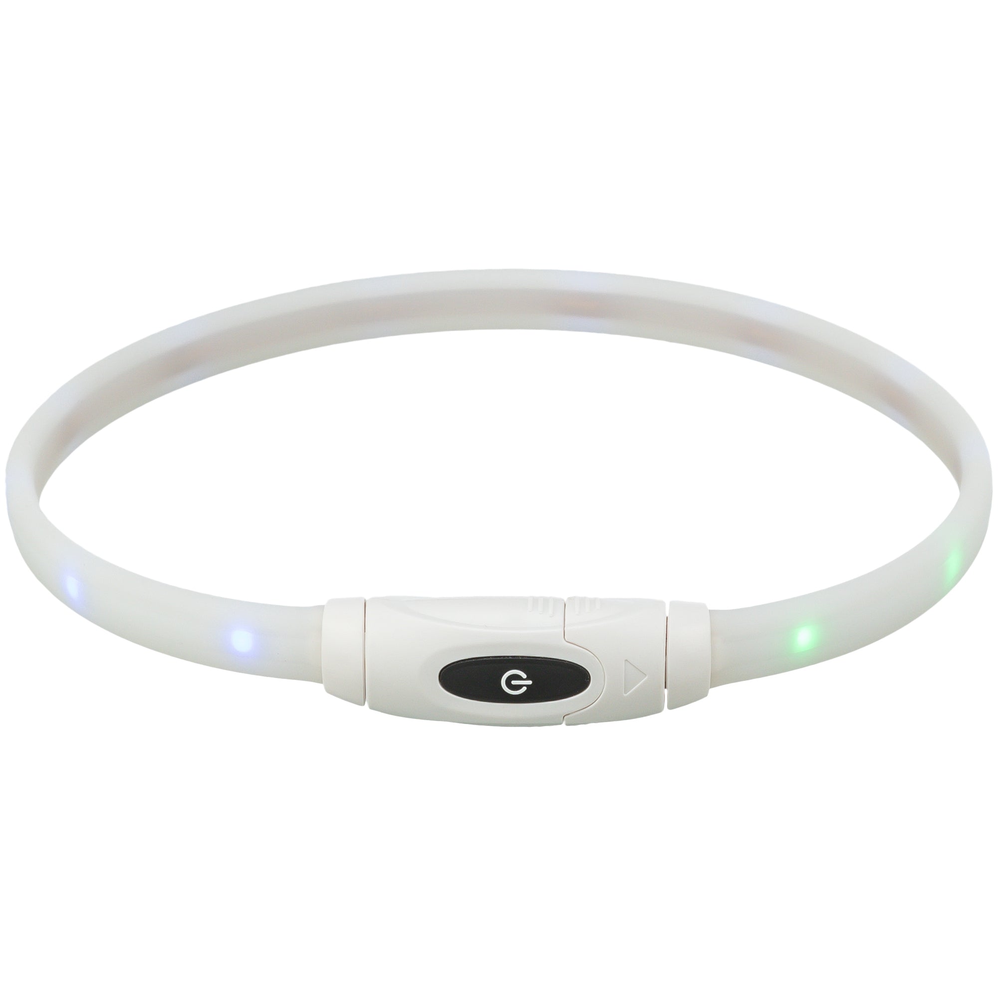 Trixie Lichtgevende Halsband Hond Usb Siliconen Oplaadbaar Meerkleurig TRIXIE DogDepot.nl