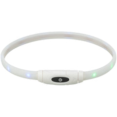 Trixie Lichtgevende Halsband Hond Usb Siliconen Oplaadbaar Meerkleurig TRIXIE DogDepot.nl