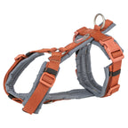Trixie Hondentuig Premium Trekking Roest Bruin / Grafiet Grijs TRIXIE DogDepot.nl