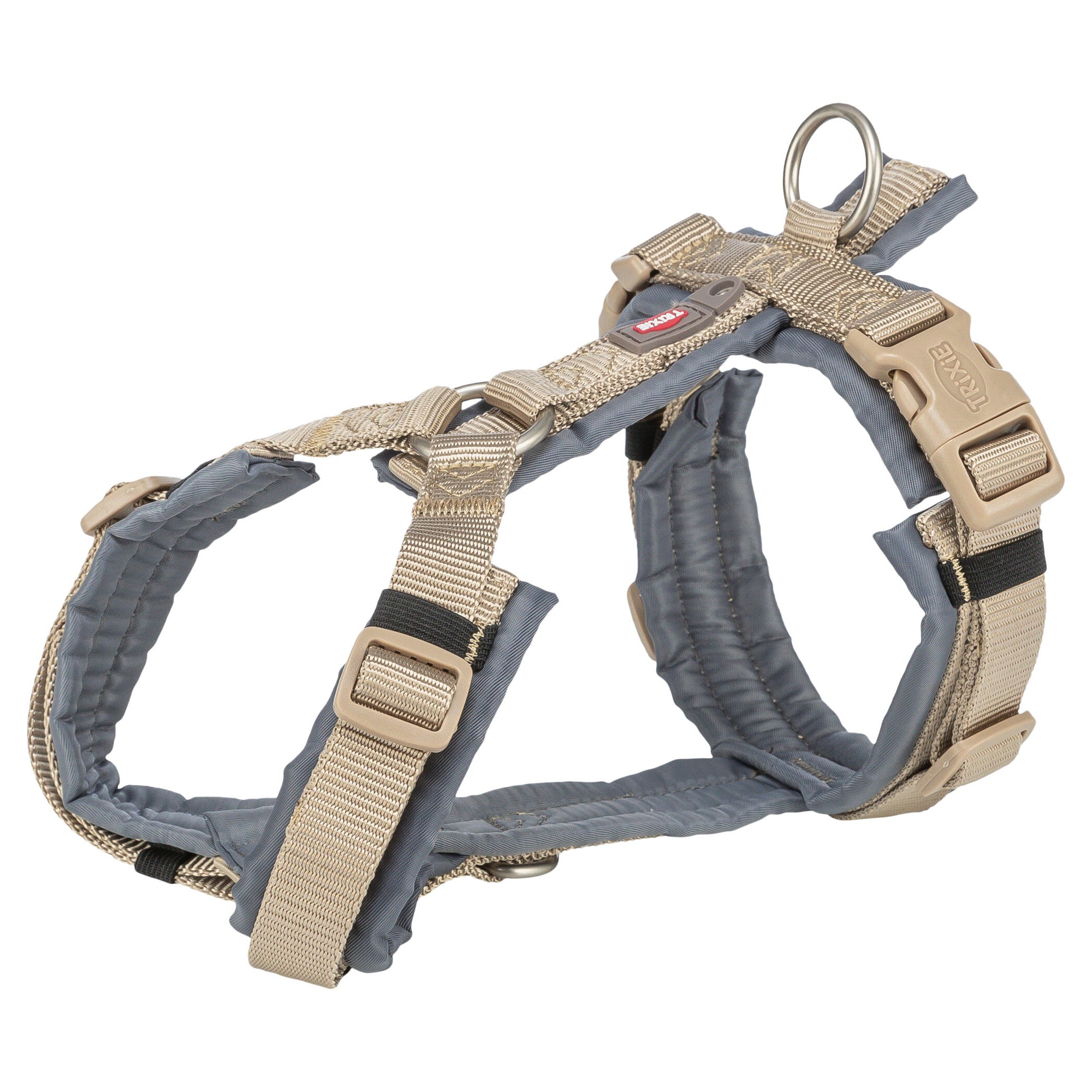Trixie Hondentuig Premium Trekking Zand Taupe / Grafiet Grijs TRIXIE DogDepot.nl
