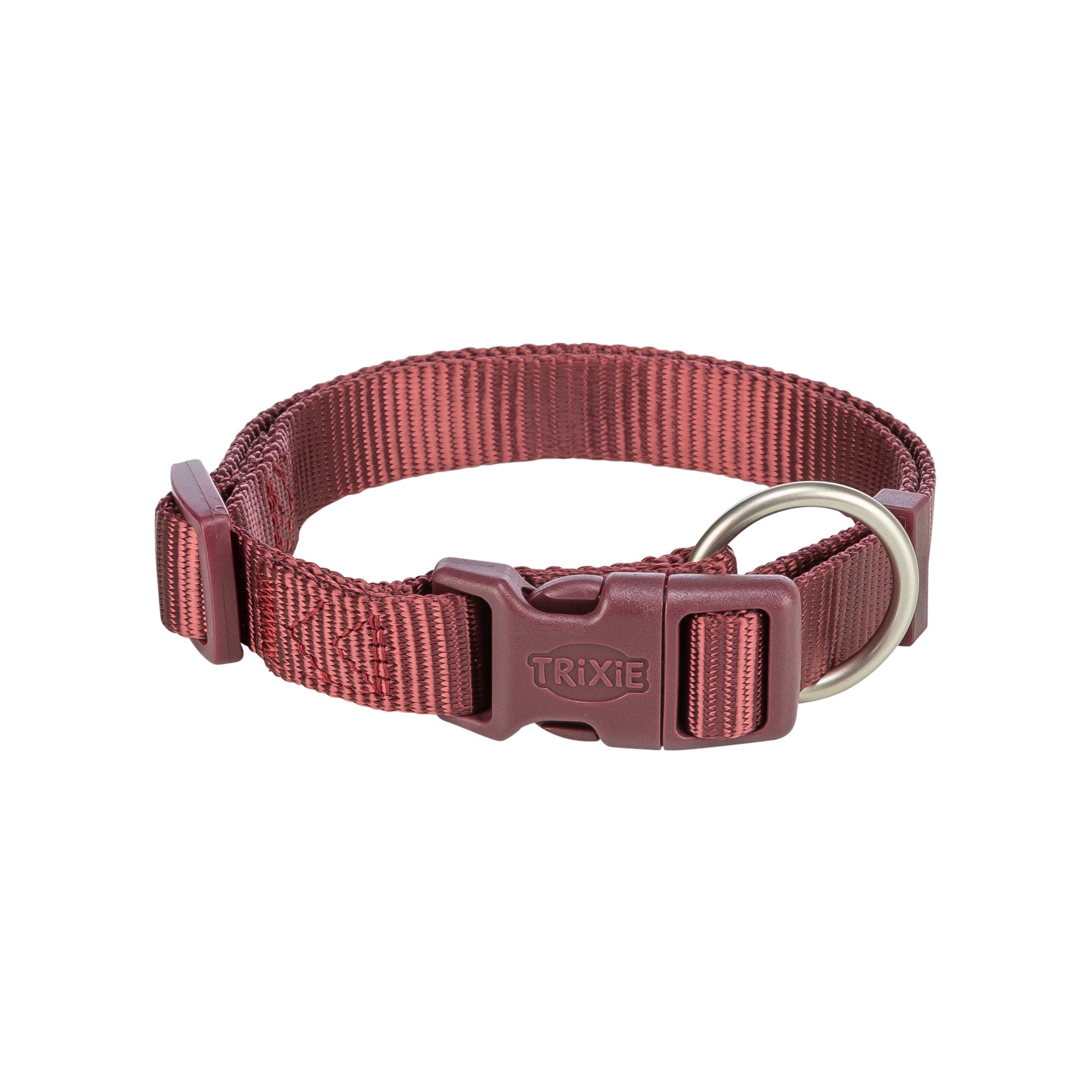 Trixie Halsband Hond Premium Sangria Rood TRIXIE DogDepot.nl